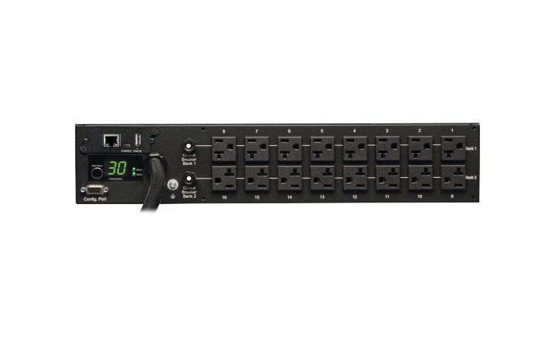 Tripp Lite Pdu Monitored 1v 30a 5 15 r 16 Outlet L5 30p Horizontal 2urm Pdumnh30 Surge Suppressors Cdw Com