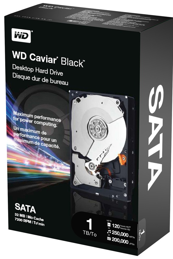 WD Black WDBAAZ0010HNC - hard drive - 1 TB - SATA-300