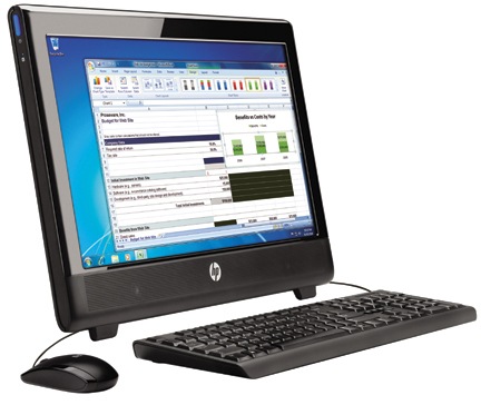 HP All-in-One 100B - Fusion E-350 1.6 GHz - 20" TFT