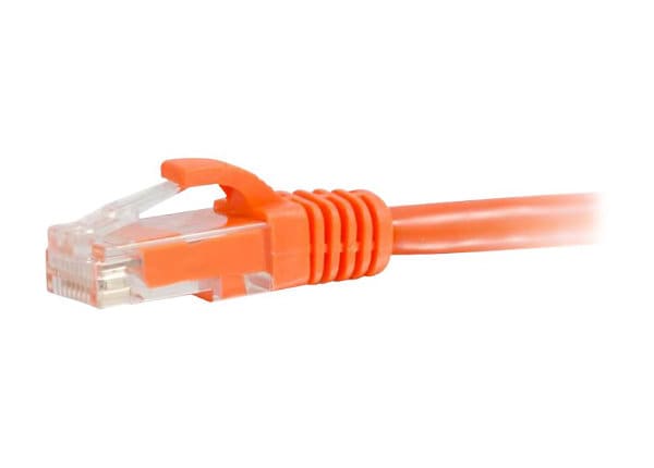 C2G 50FT CAT6 SNAGLES PATCH M ORANGE