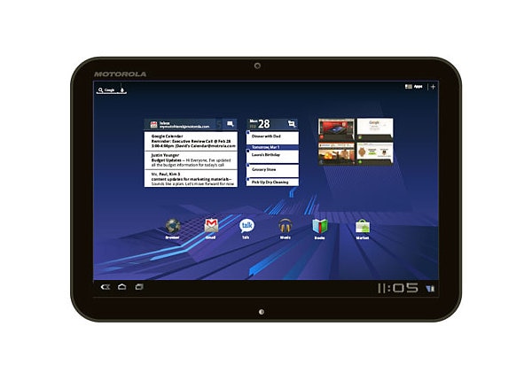 Motorola XOOM with Wi-Fi - tablet - Android 3.1 (Honeycomb) - 32 GB - 10.1"