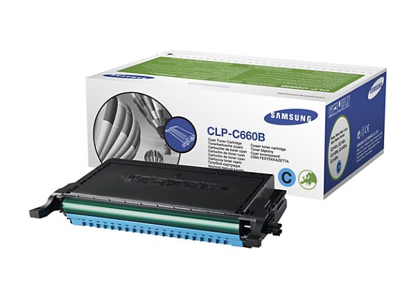 Samsung CLP-C660B - cyan - original - toner cartridge