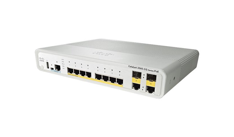 Cisco Catalyst Compact 3560CG-8PC-S - switch - 8 ports - managed - rack-mountable