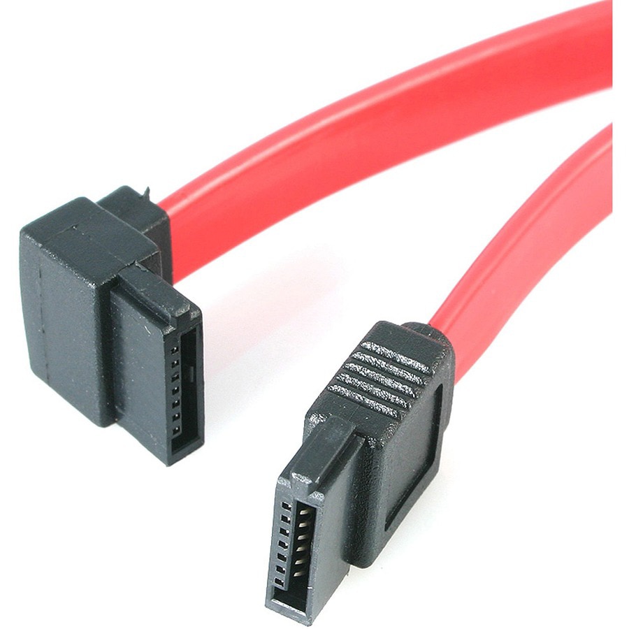 StarTech.com SATA to Left Angle SATA Serial ATA Cable - SATA cable - Serial