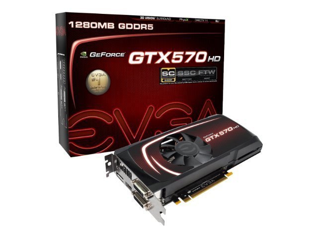 eVGA GeForce GTX 570 HD SuperClocked - graphics card - GF GTX 570 - 1.25 GB