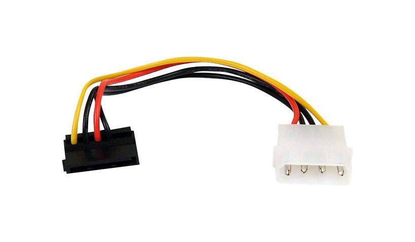 StarTech.com 6in 4 Pin LP4 to Right Angle SATA Power Cable Adapter - LP4 to