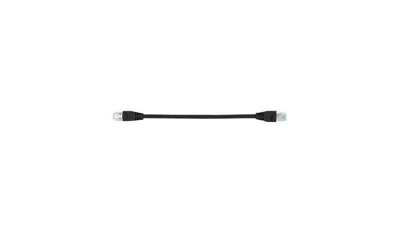 Black Box SpaceGAIN Reduced-Length - patch cable - 9 in - black