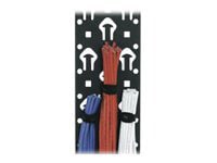 Middle Atlantic 44RU Lace Strip with Tie Posts - 4.75in Width - 6 Pack