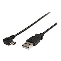 StarTech.com 3 ft Mini USB Cable - A to Right Angle Mini B