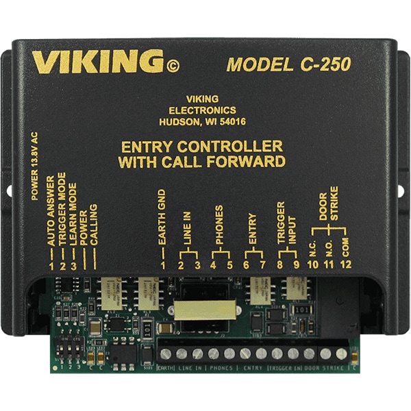 Viking Electronics Entry Phone Controller with Call Forwarding