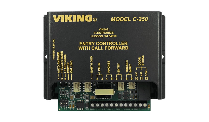 Viking Electronics Entry Phone Controller with Call Forwarding