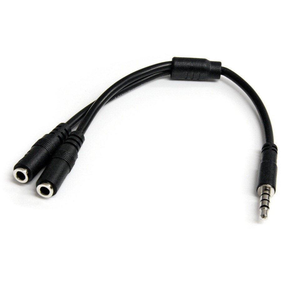 Adaptateur de casque pour Microphone, 3.5mm, 2 en 1, pour Skype, PC,  ordinateur portable et