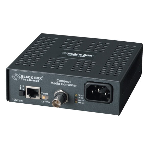 Black Box Compact Media Converter - media converter - 10Mb LAN