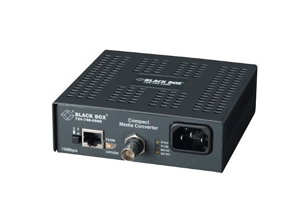Black Box Compact Media Converter - media converter - 10Mb LAN