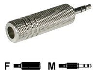C2G 3.5mm Stereo Male to 6.3mm (1/4in) Stereo Female Adapter - audio adapte