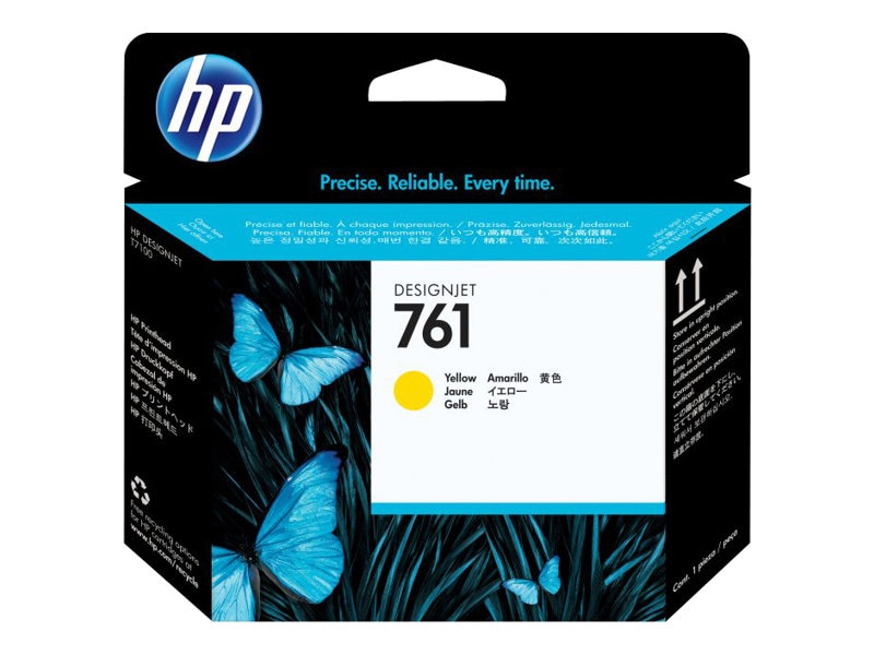 HP 761 (CH645A) Original Inkjet Printhead - Single Pack - Yellow - 1 Each