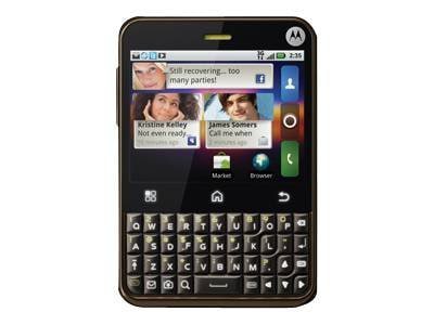 Motorola CHARM with MOTOBLUR - golden bronze - 3G GSM - Android smartphone