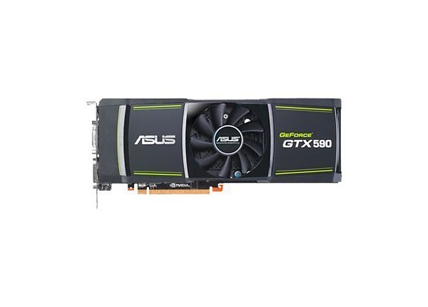ASUS ENGTX590/3DIS/3GD5 - graphics card - 2 GPUs - GF GTX 590 - 3 GB