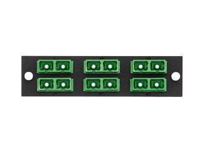 Leviton Opt-X Fiber Optic Adapter Plates - faceplate