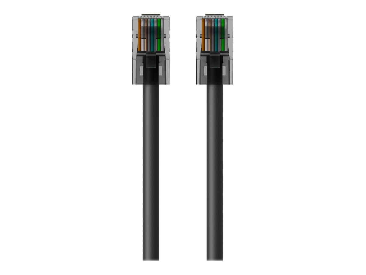 Belkin 20ft CAT6 Ethernet Patch Cable, RJ45, M/M, Black - patch cable - 20 ft - black