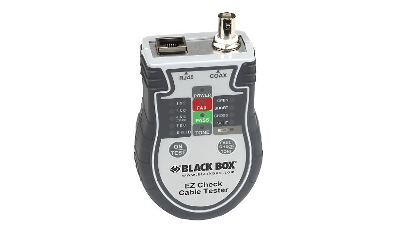 Black Box EZ Check Cable Tester with Audio Tone Generation