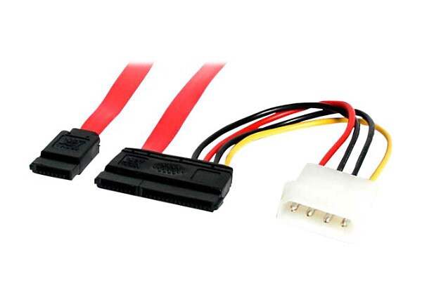 StarTech.com 10in SATA Serial ATA Data and Power Combo Cable - SATA cable - 9.8 in