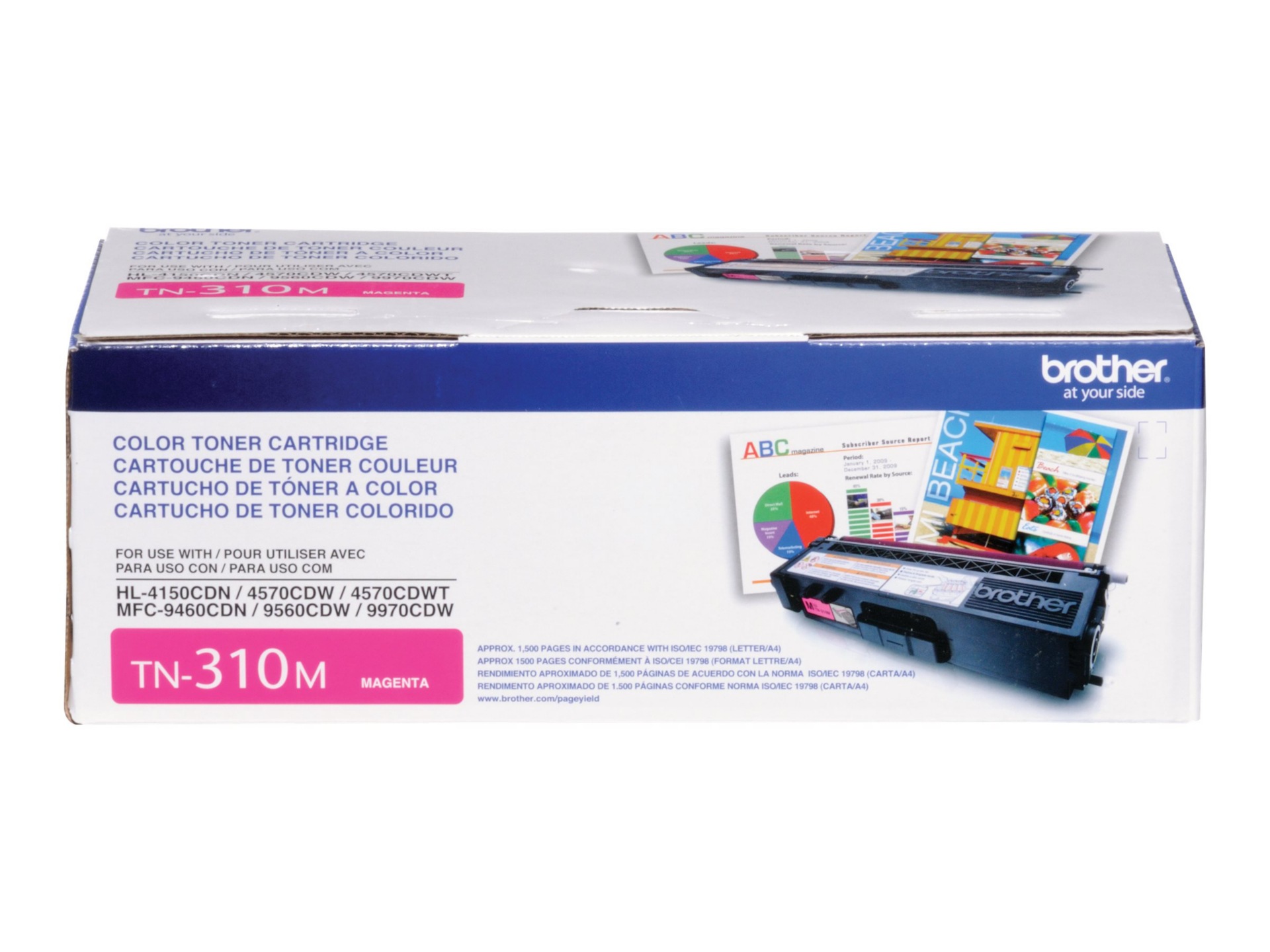 Brother TN310M - magenta - original - toner cartridge