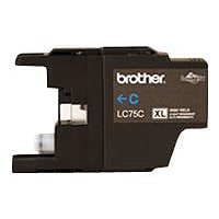 Brother LC75C - High Yield - cyan - original - ink cartridge