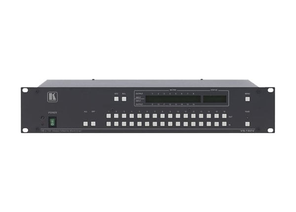 Kramer VS-162V 16x16 Composite Video Matrix Switcher - video switch - rack-mountable