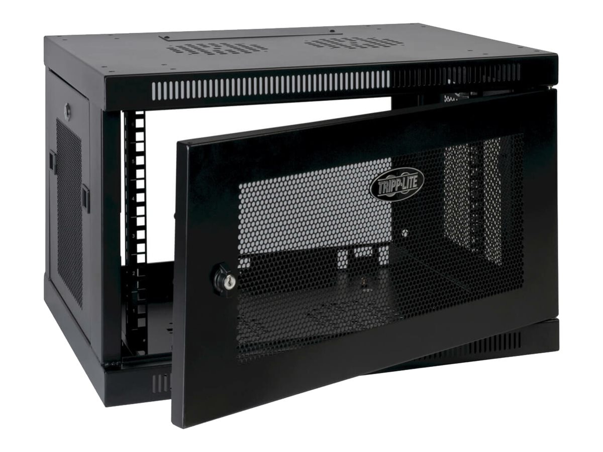 Thumbnail 3 of 7 for Eaton Tripp Lite Series SmartRack 9U Low-Profile Switch-Depth Wall-Mount Mini Rack Enclosure