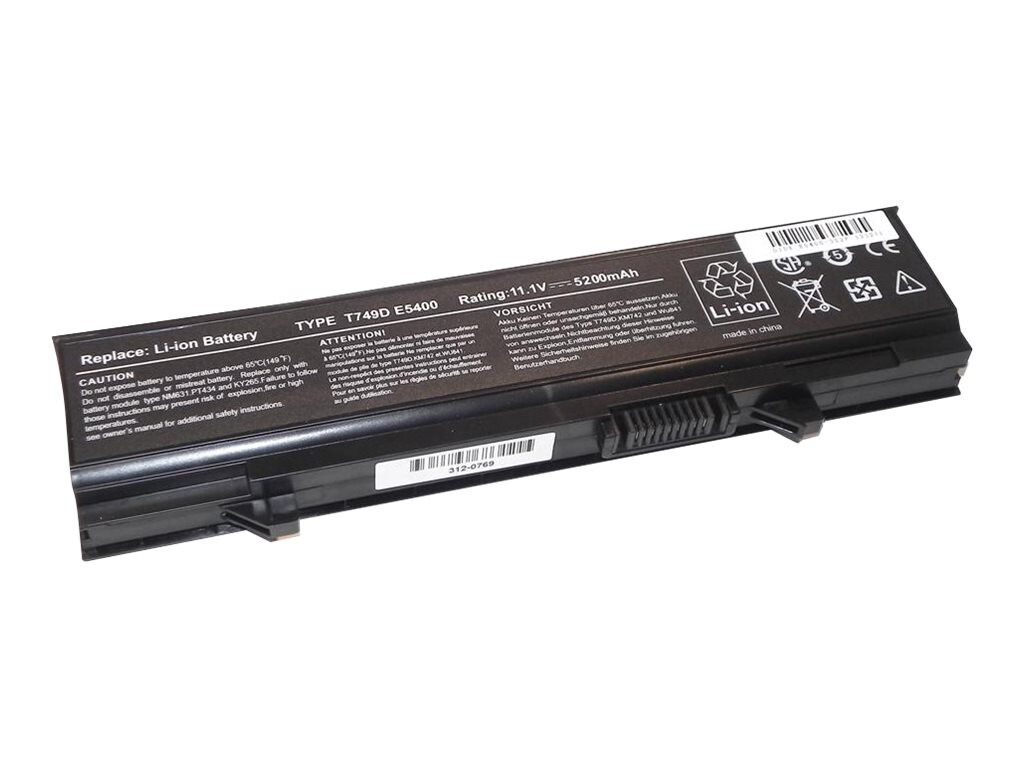 eReplacements Premium Power Products 312-0769 - notebook battery - Li-Ion - 55 Wh