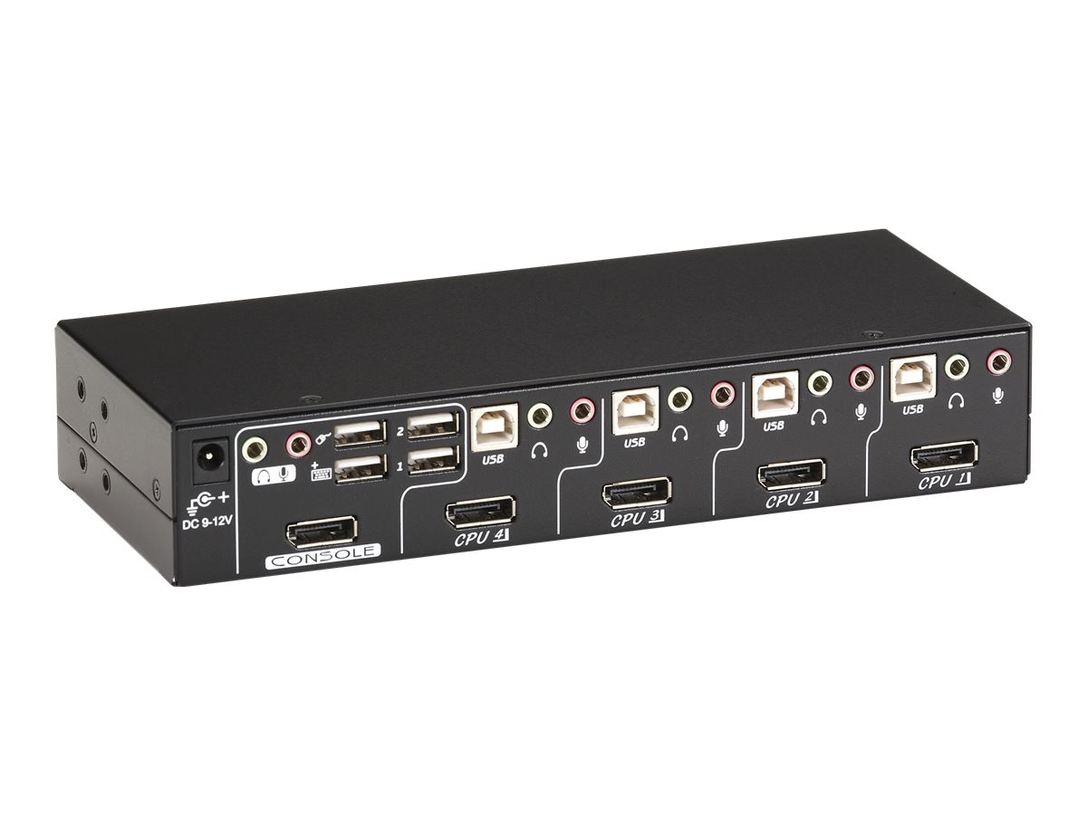 Thumbnail 2 of 2 for Black Box ServSwitch DT DisplayPort - KVM / audio / USB switch - 4 ports