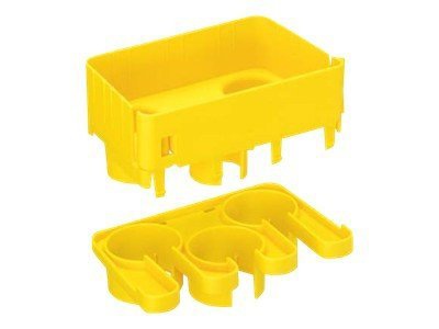 Panduit FiberRunner 12x4 System Spillouts - cable raceway port spillout