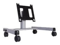 Chief Confidence Large Adjustable 2' Monitor Mobile Cart - For 42-86" - Black