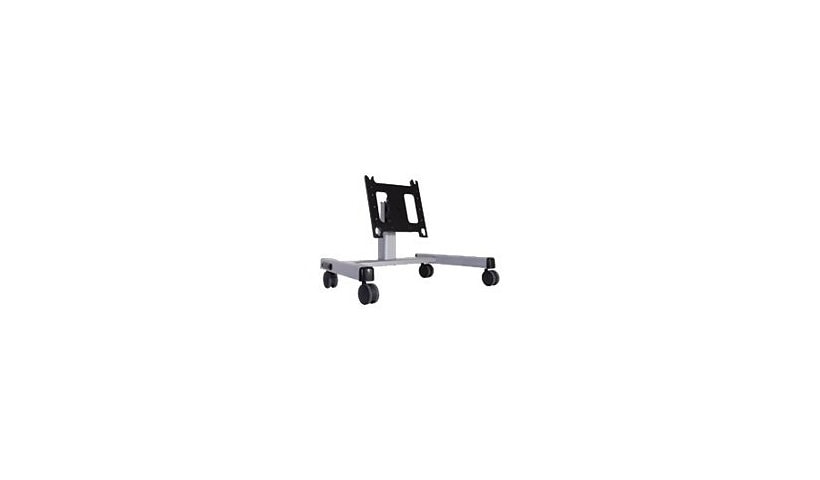 Chief Confidence Large Adjustable 2' Monitor Mobile Cart - For 42-86" - Black