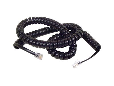 Belkin 25ft Coiled Telephone Handset Cord - RJ11 M/M - Black