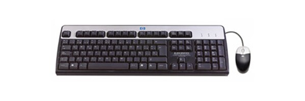 HP USB BFR with PVC Free Keyboard/Mouse Kit
