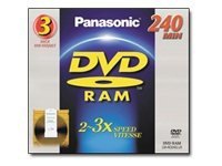 Panasonic LM AD240LU3 - DVD-RAM x 3 - 9.4 GB