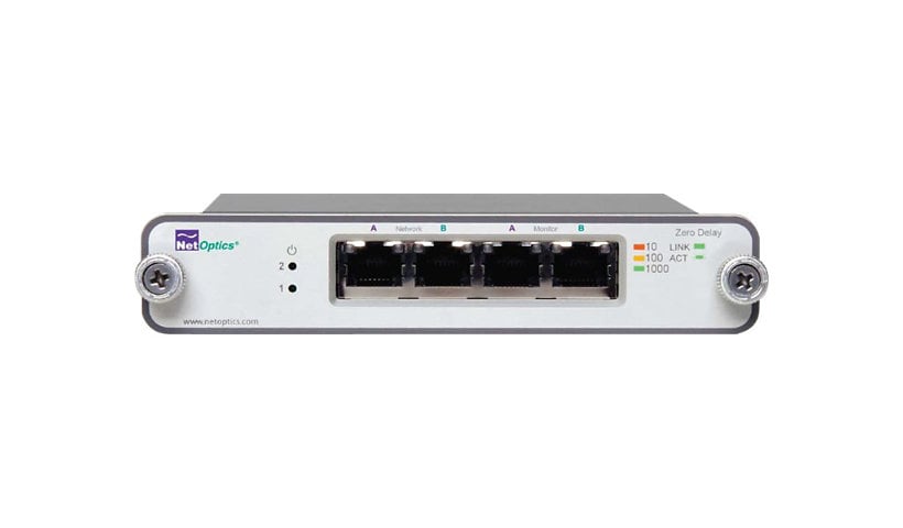 Net Optics Gig Zero Delay Tap TP-CU3-ZD - tap splitter - 10Mb LAN, 100Mb LA