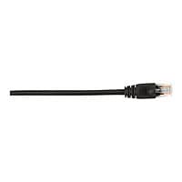 Black Box 1ft Cat5 Cat5e UTP Ethernet Patch Cable Black PVC Snagless, 1'