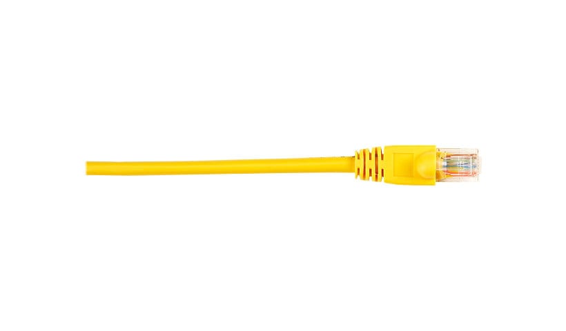 Black Box patch cable - 1 ft - yellow