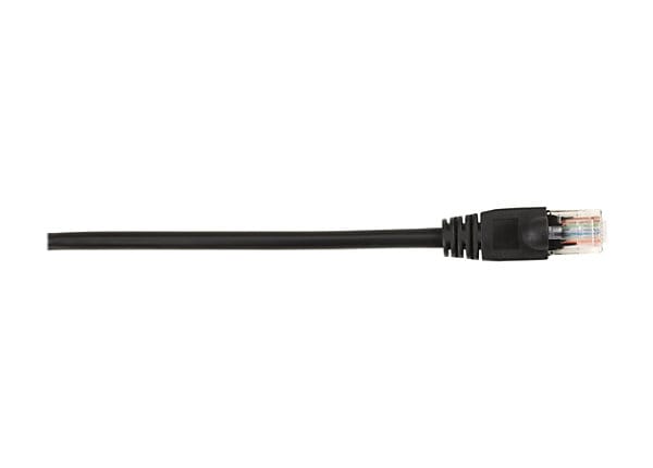 Black Box CAT5e 350MHz Snagless Patch Cable UTP cm PVC RJ45 M/M BK 3FT 25PK