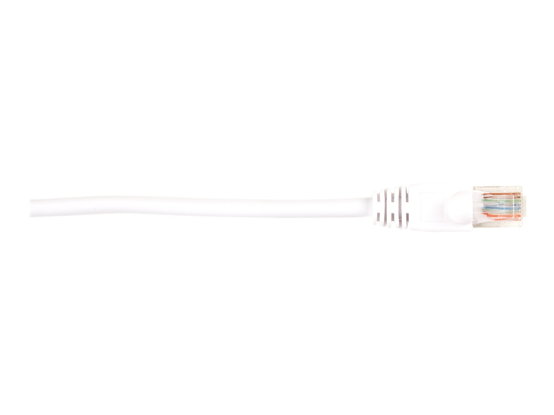 Black Box 5ft Cat5 Cat5e UTP Ethernet Patch Cable White PVC Snagless, 5'