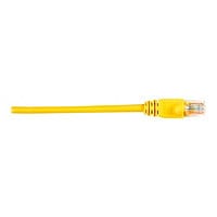 Black Box 5ft Cat5 Cat5e UTP Ethernet Patch Cable Yellow PVC Snagless, 5'