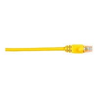 Black Box 10ft Cat5 Cat5e UTP Ethernet Patch Cable Yellow PVC Snagless, 10'