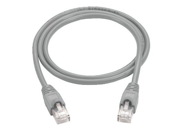 Black Box patch cable - 15 ft - gray
