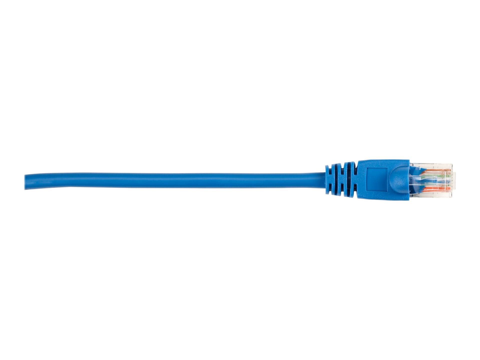 Black Box 20ft Cat5 Cat5e UTP Ethernet Patch Cable Blue PVC Snagless, 20'