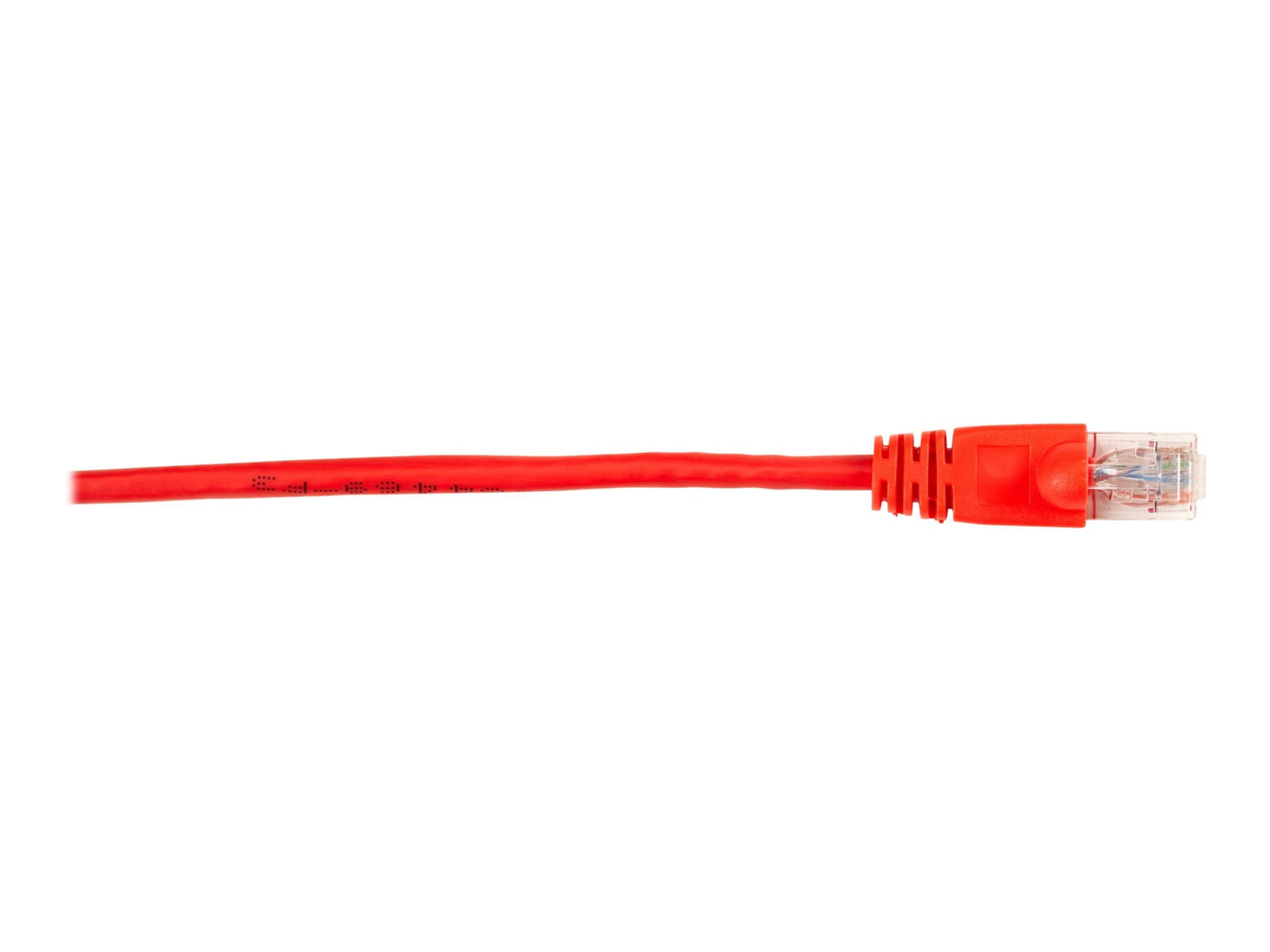 Black Box 1ft Red CAT6 Gigabit UTP Patch Cable, 250Mhz, Snagless, 1'
