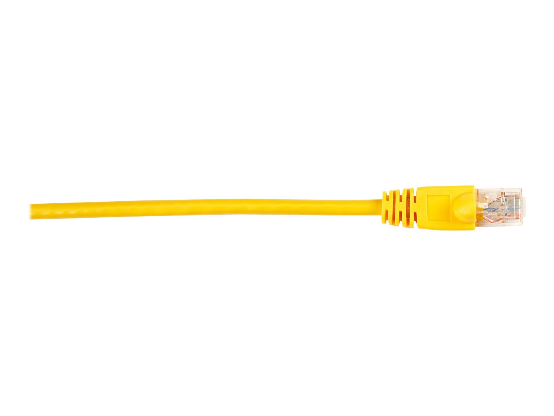 Black Box 1ft Yellow CAT6 Gigabit UTP Patch Cable 250Mhz Snagless 1'