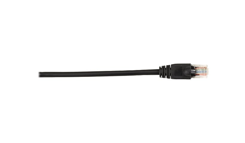 Black Box 2ft Black CAT6 Gigabit UTP Patch Cable 250Mhz Snagless 2'